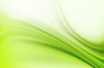 Green Curved Background Stock Photo