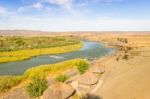 Orange River Namibia And South Africa Border Stock Photo