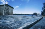 Maroochy River Boat House During The Day Stock Photo