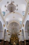 Marbella, Andalucia/spain - July 6 : Interior Of The Church Of T Stock Photo