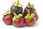 Mangosteen Stock Photo