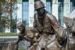 Insurgents Memorial To Polish Fighters Of Warsaw Uprising In War Stock Photo