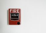 Fire Alarm Switch Stock Photo