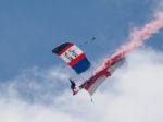 Royal Navy Parachute Team Stock Photo