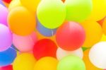 Multicolored Balloon Background Stock Photo