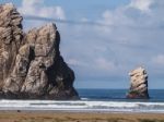 Morro Rock Bay Stock Photo