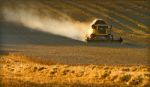 Combine Harvester Stock Photo