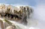 Mammoth Hot Springs Stock Photo