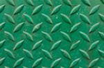 Diamond Metal Painted Green Stock Photo