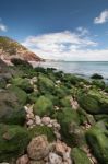 Isolated Beach Stock Photo