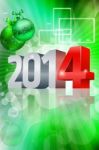 New Year 2014 Stock Photo