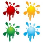 Abstract Colorful  Splash Stock Photo