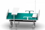 Hospital Bed Stock Photo