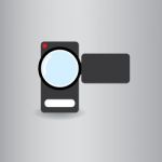 Camcorder Flat Icon   Illustration  Stock Photo