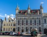 Provincial Palace In Market Square Bruges West Flanders Belgium Stock Photo