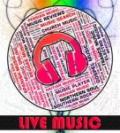 Live Music Indicates Sound Tracks And Audio Stock Photo