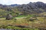 Cottage In Snowdonia National Park Stock Photo