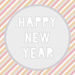 Happy New Year Greeting Card5 Stock Photo