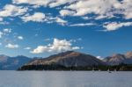 Sailing On Lake Wanaka In The Otago Region Of New Zealand Stock Photo