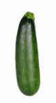 Zucchini Courgette Isolated On The White Background Stock Photo