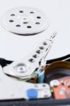 Close Up Harddisk Drive Stock Photo