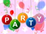 Party Kids Shows Youths Parties And Child Stock Photo