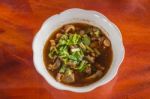 Beef Stew Soup Stock Photo