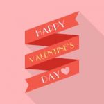 Happy Valentines Day Card Stock Photo