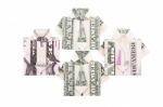 Clothes From The Dollar Bills Stock Photo