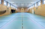 Interior Dutch Gymnasium For School Sports Stock Photo