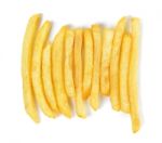 French Fries Isolated On The White Background Stock Photo