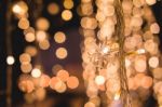 Christmas Lights Background Lights Blurred Bokeh Stock Photo