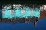 Reflections In The Old River Nene Stock Photo