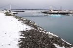 View Of Jokulsarlon Ice Lagoon Stock Photo