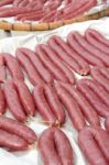 Chinese Sausage Stock Photo