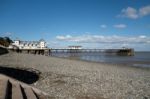 Cardiff Uk March 2014 - View Of Penarth Pier Stock Photo