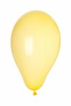 Yellow Balloon Stock Photo