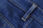 Close Up Blue Jeans Stock Photo