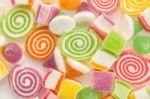 Close-up Colorful Candy Stock Photo