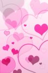 Pink Valentines Day Background Stock Photo