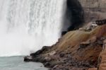 Feel The Power Of The Niagara Falls Stock Photo