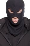 Masked Man Stock Photo