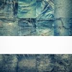 Collage Set Of Jeans Background Stock Photo