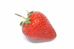 Strawberry Berries White Background Stock Photo