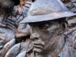 Close-up Of Part Of The Battle Of Britain War Memorial Stock Photo