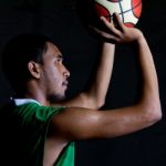 Basketball Player Play Bell Stock Photo