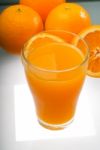 Fresh Orange Juice Stock Photo