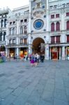 Venice Italy San Marco Square Belltower Stock Photo