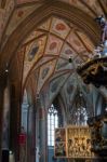 Interior View Of St. Wolfgang Parish And Pilgrimage Church Stock Photo