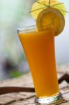 Fresh Orange Juice Stock Photo